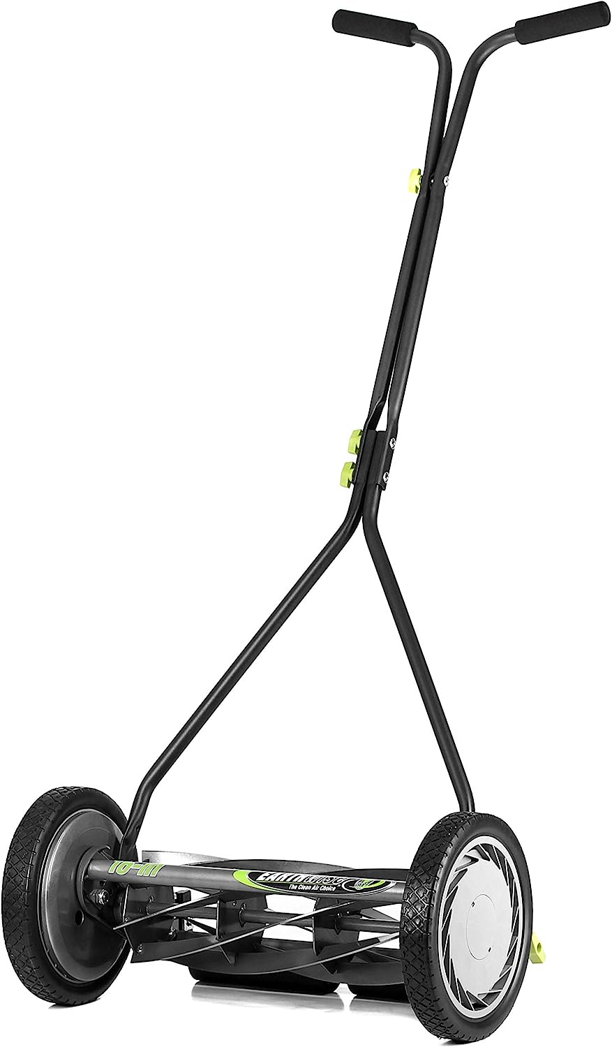 Earthwise Spindelmäher 1715-16EWG, 7 Klingen, 16″ mit Fangkorb