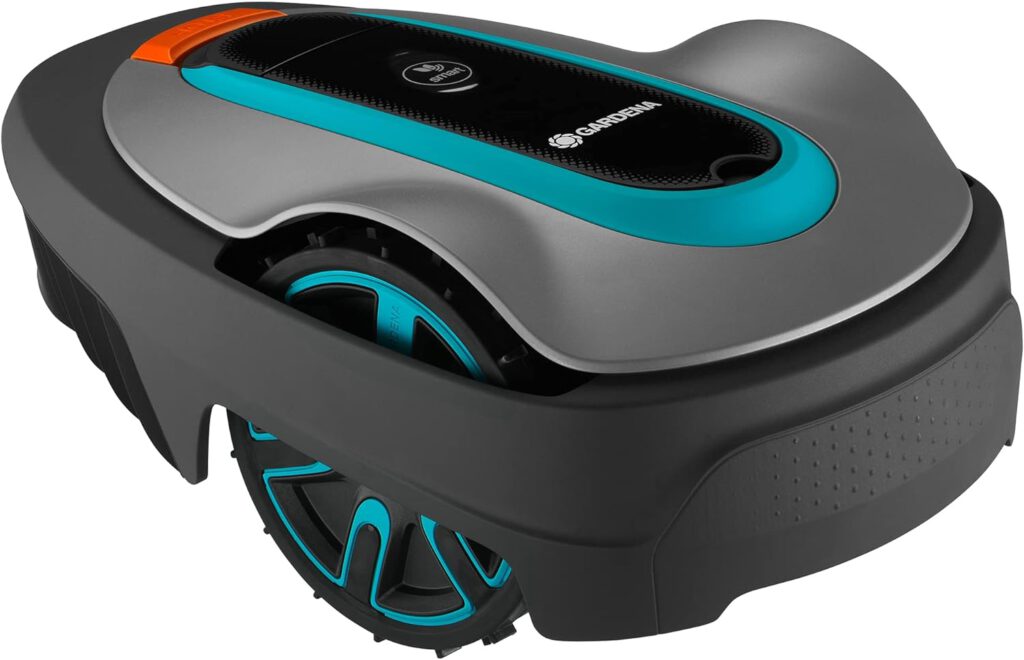 Gardena Mähroboter Sileno city (15010-20), Türkis, Orange, Schwarz, Grau, Bis zu 600 m²