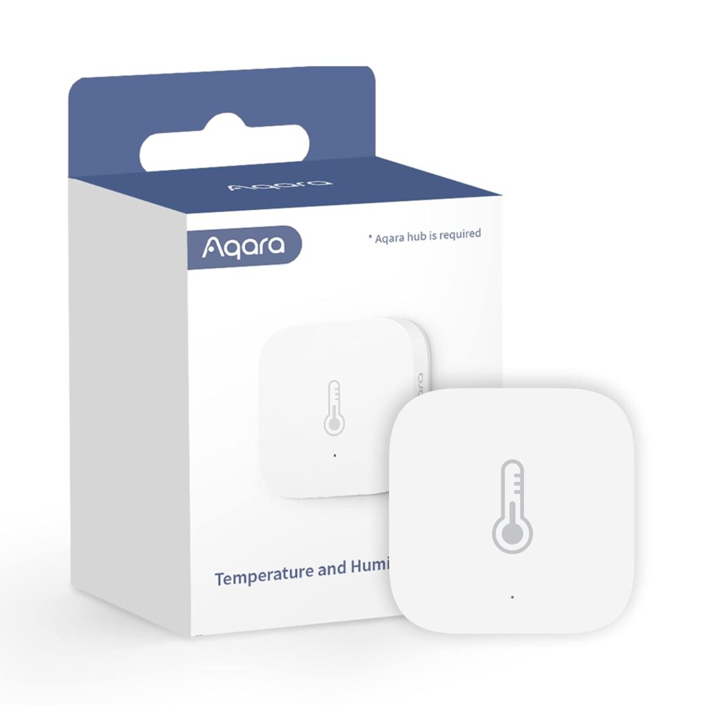 Aqara Temperatur- und Feuchtigkeitssensor, Erfordert Aqara Hub, Zigbee