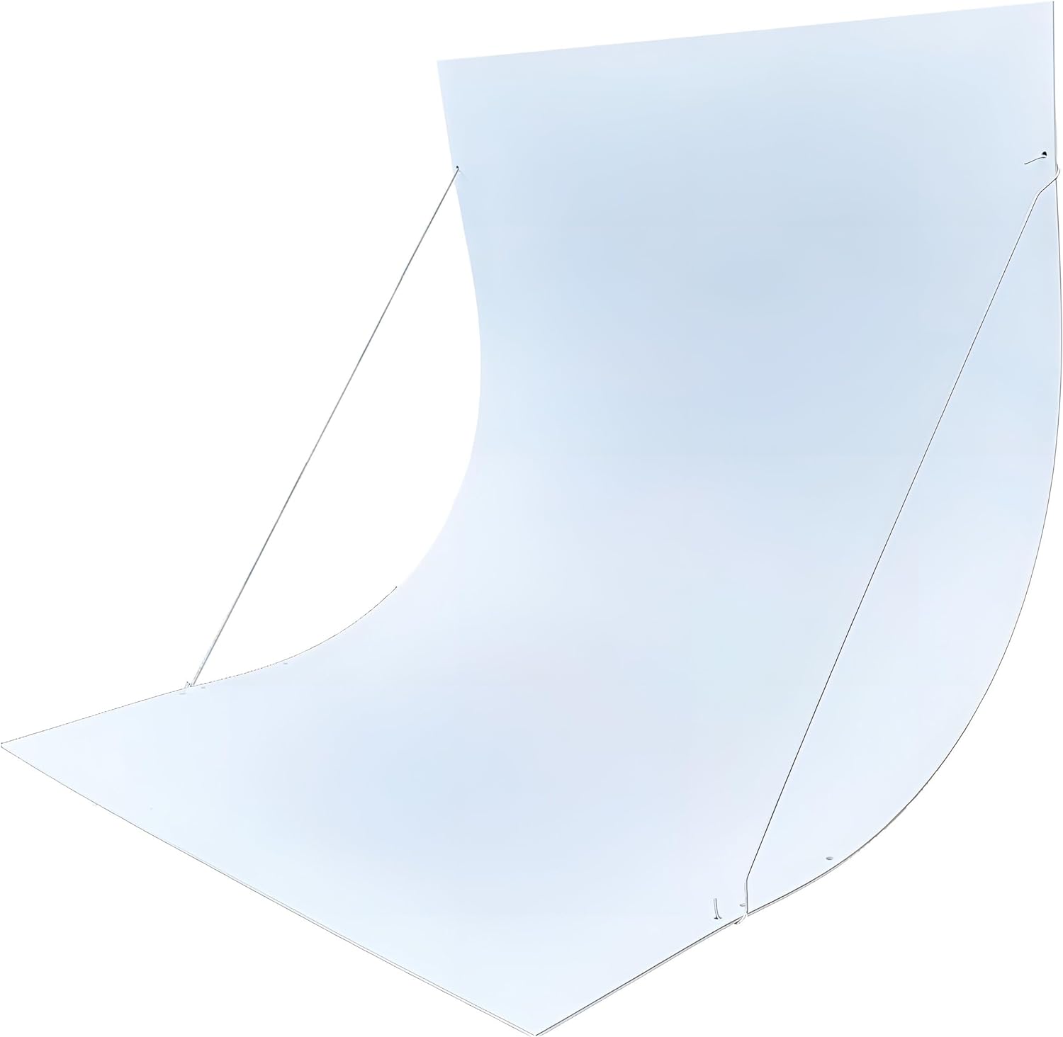 Aufstellbarer PVC-Fotohintergrund Hohlkehle Fototisch Aufnahmetisch weiß, selbstständig/frei stehend